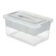 Multi-use Box Kipit 02 1310 Grey Transparent Plastic 5 L 29,5 x 14,5 x 19,2 cm (6 Units)