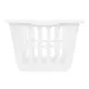 Basket Kipit 8067-W White polypropylene 50 L 58 x 24 x 42 cm (12 Units)