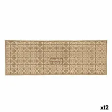 Alfombrilla Kinvara Healthy Food Beige 40 x 120 cm Multiusos (12 Unidades)