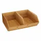Stackable Organising Box Kinvara JWKW-5152 (2) Brown Bamboo 34,5 x 13 x 31 cm (6 Units)