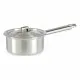 Saucepan with Lid Kinvara 100017 Silver Aluminium Ø 12 cm 600 ml (10 Units)