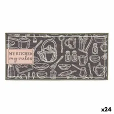 Alfombrilla Kinvara My Kitchen Gris 40 x 90 cm Multiusos (24 Unidades)