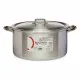 Casserole with lid Kinvara 100012 Silver 15 L (3 Units)