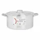 Casserole with lid Kinvara 100011 Silver 12,5 L (3 Units)