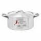 Casserole with lid Kinvara 100006 Silver 4 L 24 x 13 x 31 cm (10 Units)