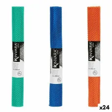 Alfombrilla Antideslizante Kinvara SJ-A104-2 Azul 45 x 100 cm (24 Unidades)