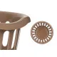 Basket Kipit 8066-T Taupe polypropylene 27 L 40 x 25 x 40 cm (18 Units)