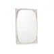 Wall mirror 1271 Brown Champagne 43 x 65 x 3 cm Rectangular (4 Units)