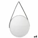 Wall mirror 1270 White Black 45 x 45 x 3 cm Circle (4 Units)