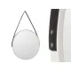 Wall mirror 1270 White Black 45 x 45 x 3 cm Circle (4 Units)