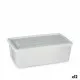 Storage Box with Lid Stefanplast Elegance White Plastic 5 L 19,5 x 11,5 x 33 cm (12 Units)