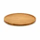 Snack tray Kinvara JWKW-3711-2 Brown Circular 30 x 1,5 x 30 cm (12 Units)
