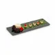 Snack tray Kinvara SJ1030 Black 30,3 x 0,5 x 10 cm (24 Units)