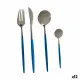 Cutlery Set Kinvara BST-CT022 Blue Silver Stainless steel (12 Units)