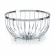 Fruit Bowl Iron Silver 25 x 14 x 25 cm (24 Units)