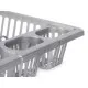 Draining Rack for Kitchen Sink Kinvara YMA04 1095 01 Silver 46 x 8 x 36 cm (12 Units)