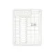 Draining Rack for Kitchen Sink Kinvara YMA04 1095 01 White 45,5 x 8 x 36,5 cm (12 Units)