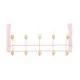 Perchero para Puertas Berilo W7912-10NB-PINK Rosa Madera Metal 35 x 17 x 15 cm (6 Unidades)
