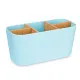 Toothbrush Holder Berilo B9045-BLUE Blue Bamboo polypropylene 21 x 10 x 9 cm (6 Units)