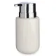 Soap Dispenser Berilo J1017-A-BLANCO White Silver Metal Ceramic 300 ml 7 x 14,5 x 8,5 cm (6 Units)