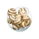 Set de Bolas Decorativas Blanco Marrón (12 Unidades)