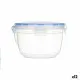 Hermetic Lunch Box Leknes 30512 Transparent polypropylene Cylinder 1,2 L 15,5 x 10,5 x 15,5 cm (12 Units)