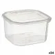 Rectangular Lunchbox with Lid Leknes BS750ROI Transparent polypropylene 750 ml 12,8 x 7,5 x 13,5 cm (24 Units)