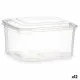 Rectangular Lunchbox with Lid Leknes BS1000ROI Transparent polypropylene 1 L 14,1 x 8 x 15,5 cm (12 Units)