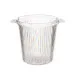 Ice Bucket Stripes Plastic 16,5 x 17 x 21 cm (12 Units)