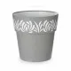 Self-watering flowerpot Stefanplast Gaia Grey Plastic 29 x 29 x 29 cm (6 Units)