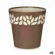 Self-watering flowerpot Stefanplast Cloe Brown Plastic 19 x 19 x 19 cm (12 Units)