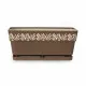 Self-watering planter Stefanplast Gaia Brown Plastic 13,3 x 12,3 x 29,3 cm (12 Units)