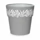 Self-watering flowerpot Stefanplast Gaia Grey Plastic 25 x 25 x 25 cm (6 Units)