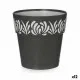 Self-watering flowerpot Stefanplast Gaia Anthracite Plastic 15 x 15 x 15 cm (12 Units)