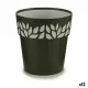 Self-watering flowerpot Stefanplast Cloe Anthracite Plastic 19 x 19 x 19 cm (12 Units)