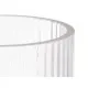 Jarrón Rayas Transparente Cristal 9,5 x 16,5 x 9,5 cm (8 Unidades)