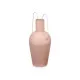 Vase With handles Sand Steel 24 x 45 x 18 cm (4 Units)