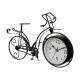 Table clock Bicycle Black Metal 33 x 22,5 x 4,2 cm (4 Units)