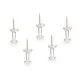 Drawing pins Pincello 394 Transparent Metal Plastic (24 Units)