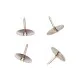 Chinchetas Pincello 395 Plateado Metal (24 Unidades)