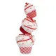 Decorative Figure Tower Cake White Red polystyrene 20 x 50 x 20 cm (2 Units)