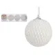 Set de Bolas de Navidad Blanco Poliestireno (12 Unidades)