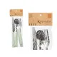 Set de Cubiertos Kinvara KT166096-1 Verde Rosa Plateado Acero Inoxidable Plástico (12 Unidades)