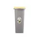 Papelera Stefanplast Amarillo Gris Plástico 25 L (6 Unidades)