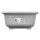 Washing-up Bowl Kinvara 03 1071 Grey Plastic 11 L (12 Units)
