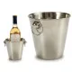 Ice Bucket Kinvara 24978 Silver Stainless steel 1 L 12 x 12 x 12 cm (24 Units)