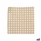 Non-slip Shower Mat Berilo 90980 Beige PVC 54 x 54 x 1 cm (6 Units)