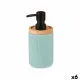 Soap Dispenser Berilo B5456BC-1 - 447 Blue Wood Resin Plastic 9,5 x 18,5 x 7,8 cm (6 Units)