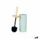 Toilet Brush Blue Wood Resin 10,2 x 38 x 10,2 cm (4 Units)