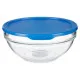 Round Lunch Box with Lid Chefs Blue 1,135 L 17,2 x 7,6 x 17,2 cm (4 Units)